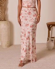 Romance Rewritten Floral Maxi Skirt