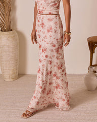 Romance Rewritten Floral Maxi Skirt