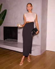 Garcella Cut Out Maxi Dress