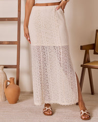 Sunkissed Tales Eyelet Maxi Skirt