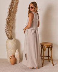 Saltwoven Crochet Bodice Maxi Dress