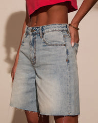 Penny Frayed Bermuda Shorts
