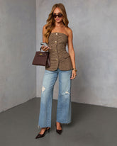 Chaylen Strapless Vest Top