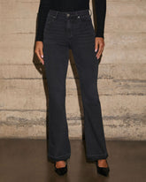 Krawford Super Stretch Released Hem Flare Jeans