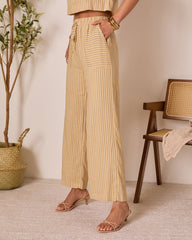 Meadowlight Striped Wide Leg Pants