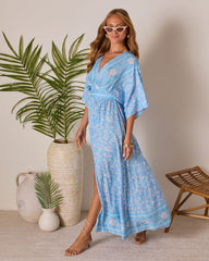 Beach Nectar Abstract Maxi Dress