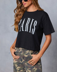 Paris Bliss Short Sleeve Graphic Tee
