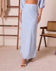 Jordina Polka Dot Maxi Skirt