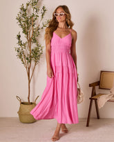 Chasing Light Tiered Maxi Dress