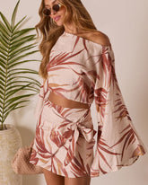 Ramiah Tropical Crop Top