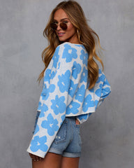 Dreaming Of Daisies Knit Sweater