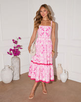 Merianna Fit and Flare Midi Dress