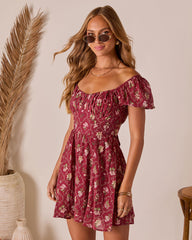 Adinna Scoop Neck Mini Dress