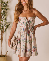 Rayvin Front Tie Mini Dress