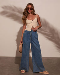 Summer Lover Ribbed Knit Tank