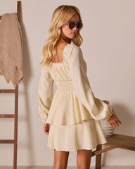 Quiet Layers Tiered Mini Dress