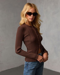 St. James Ribbed Buttoned Top