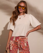 Delphi Poplin Short Sleeve Top