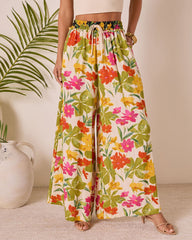 Betsie Drawstring Floral Pants