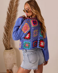 Farlyn Open Front Crochet Cardigan