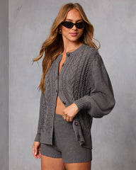 Serene Cable Knit Cardigan