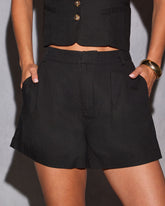 Ansela Pleated Trouser Shorts