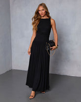 Mette Ruched Maxi Dress