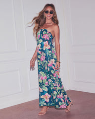 Reighlen Strapless Slip Maxi Dress