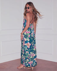 Reighlen Strapless Slip Maxi Dress