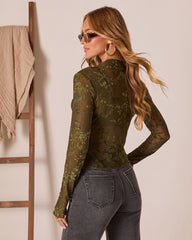 Honey Moon Mock Neck Top