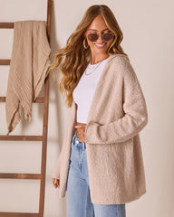 Tensley Open Front Hooded Cardigan