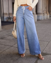 Tehla Stretch Pull-On Jeans