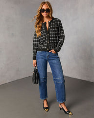 Ashwood Knit Tweed Cardigan