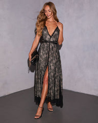 Stolen Glances Lace Maxi Dress