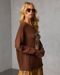 Saddle Stitch Cowboy Boots Sweater