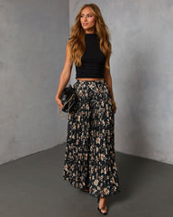 Whimsy Dust Printed Pleated Pants