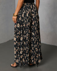 Whimsy Dust Printed Pleated Pants