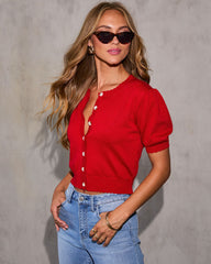 Rue Belle Short Sleeve Cardigan