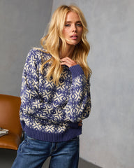 Quiet Hours Abstract Sweater