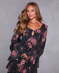 Chapel Glow Printed Maxi Dress