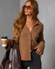 Timeless Collared Button Down Sweater