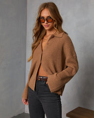 Timeless Collared Button Down Sweater