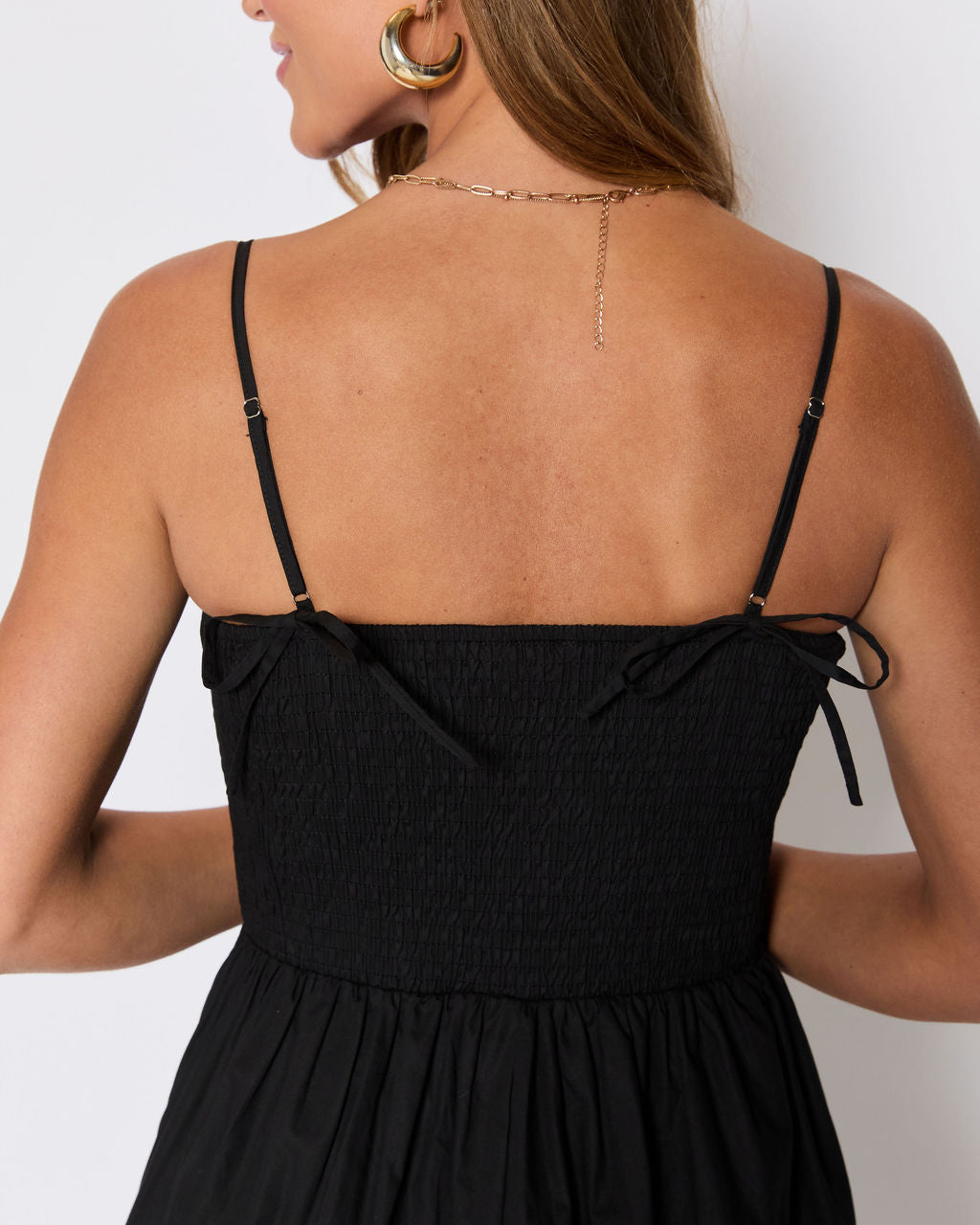 Summer Essential Cotton Smocked Maxi Dress