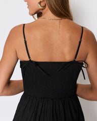 Summer Essential Cotton Smocked Maxi Dress