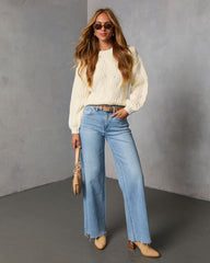 Marosia Twisted Cable Knit Sweater