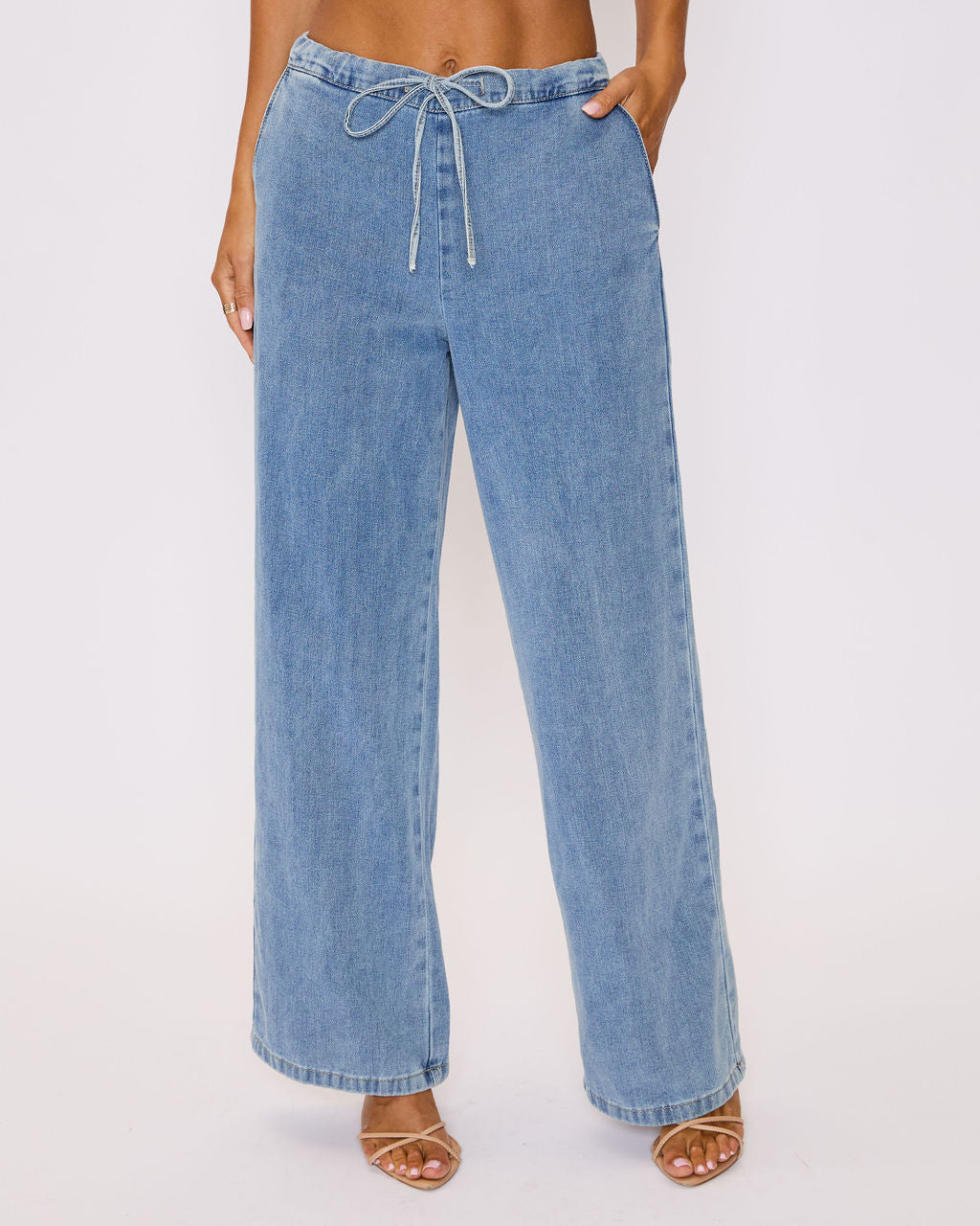 Sarah Drawstring Jeans