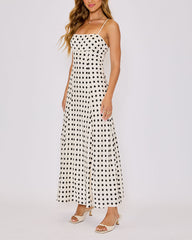 Paulina Polka Dot Maxi Dress