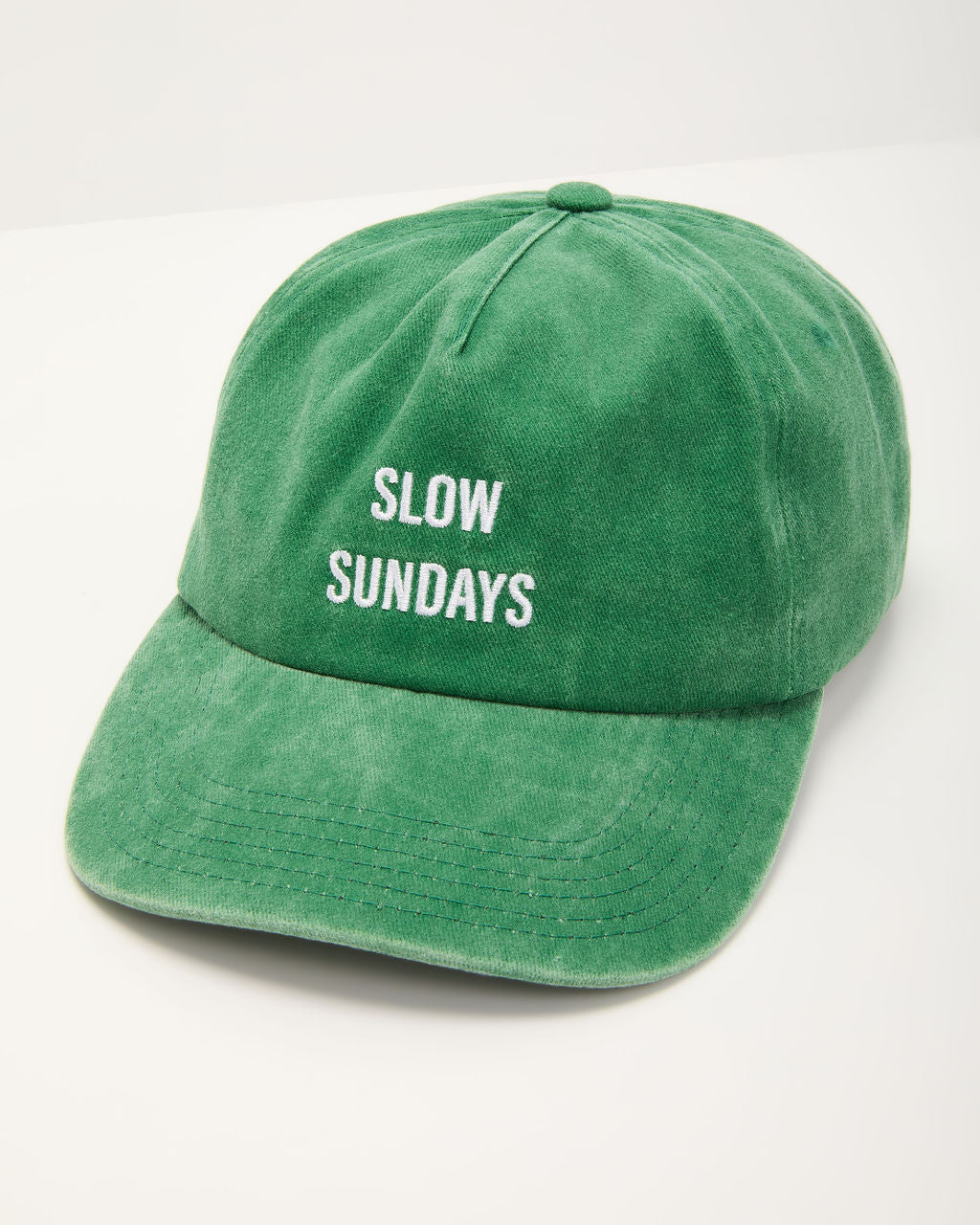 Slow Sundays Embroidered Baseball Cap