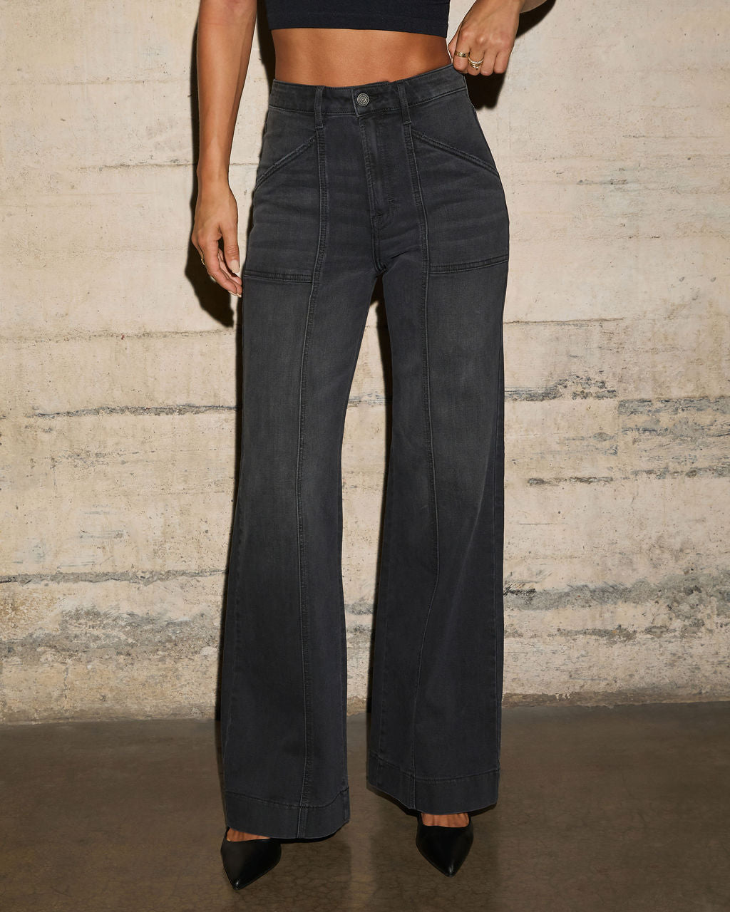 Way Ridge Super Stretch High Rise Seam Jeans