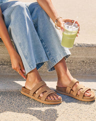 Analisse Faux Suede Sandals